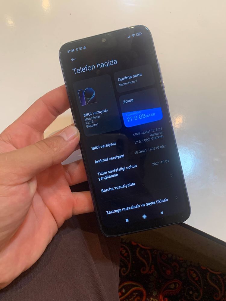 Redmi note 7 64 gb ideal