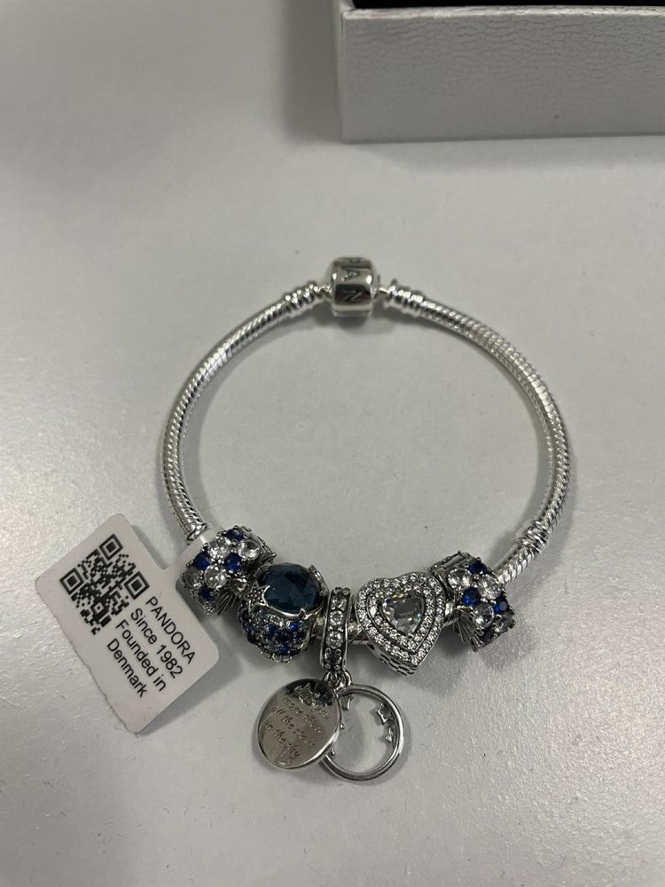 Bratara pandora argint charm