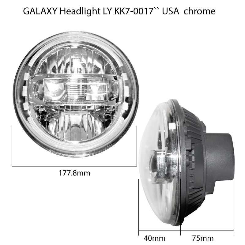 Led авто фарове 7" inch