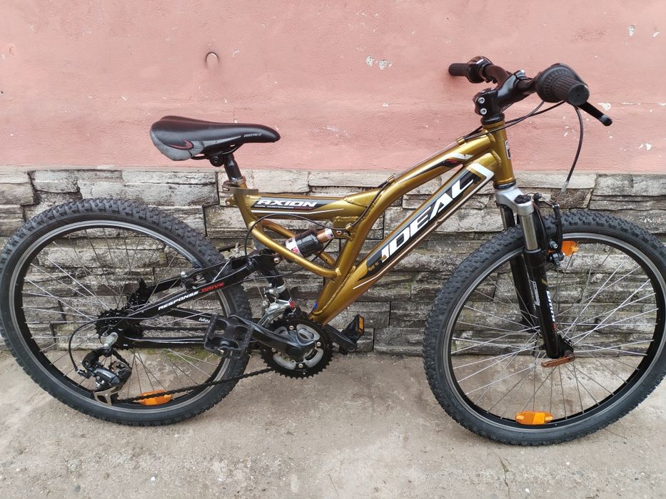 Bicicleta copii roti 24 Full suspensie cadru aluminiu