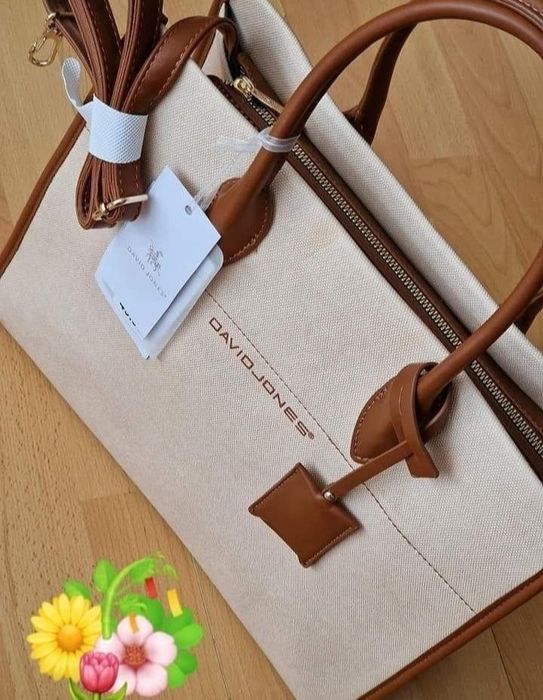 Geanta David Jones originala, Italia, new model, curea detasabila