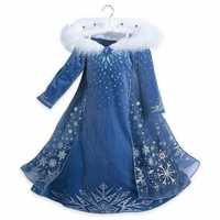 Rochie rochita printesa Elsa Frozen NOUA fulg de nea 5 6 7 8 9 10 ani