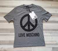 Tricou Love Moschino gri