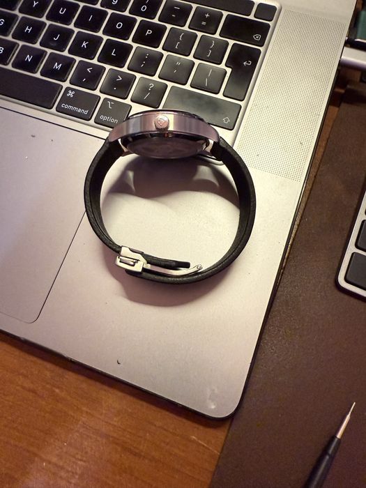 Curea ceas 20mm din piele naturala cu grosime de 2,6mm si deployant