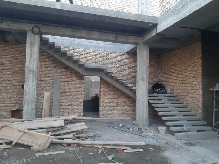 Изготовление бетонных лестниц любой сложности!