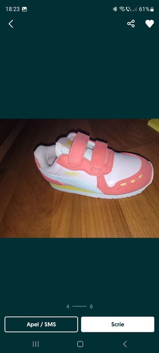 Adidasi puma fetite.