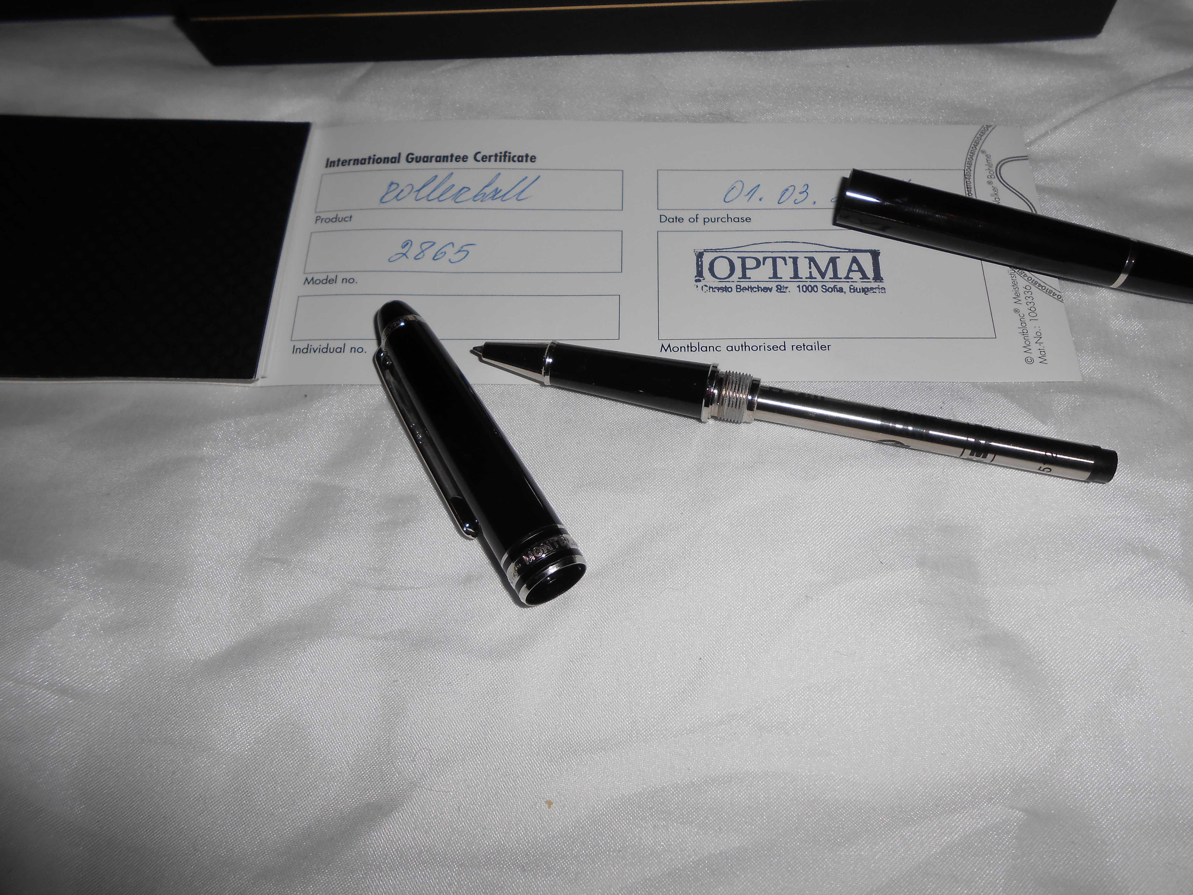 Химикалка Montblanc 100 % оригинална