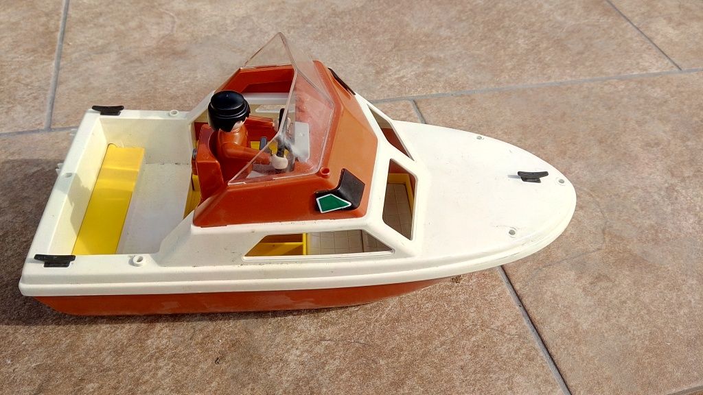 Playmobil Geobra 1984, barcuta cu figurina