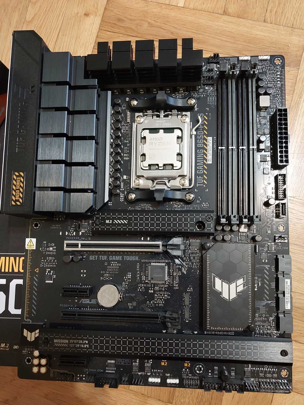 AMD Ryzen 5 7600X3D + Asus TUF B650-Plus, AM5