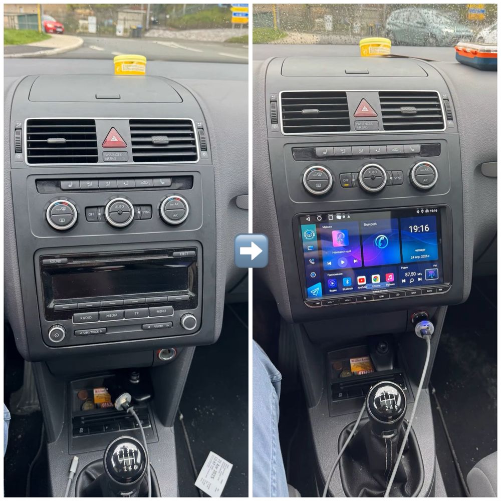 Navigatie Carplay 4GB Golf 5 6,Passat B6 B7,Touran,Skoda,Seat NOUA