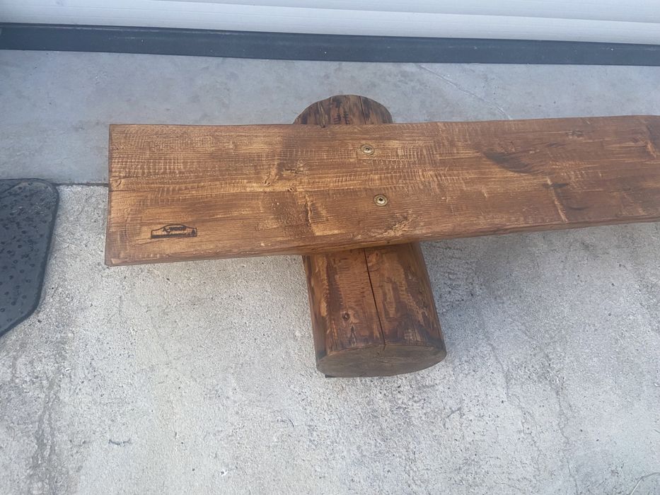 bancuta lemn masiv gradina