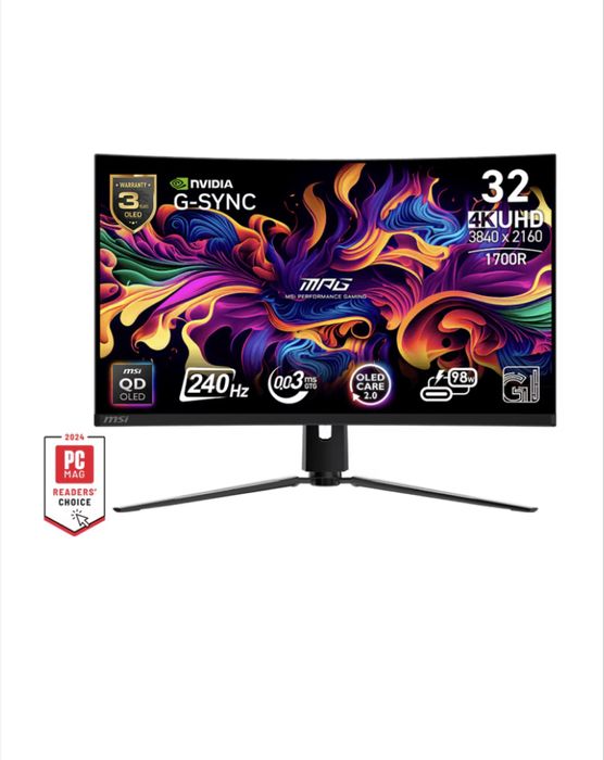 Asus monitor MSI MPG 321 CURX QD OLED 31,5” sigilat