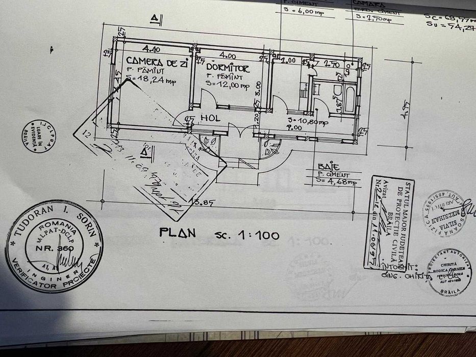 Casa in constructie 91 mp cu teren 502mp, Ghe. Constantinescu R. Negru