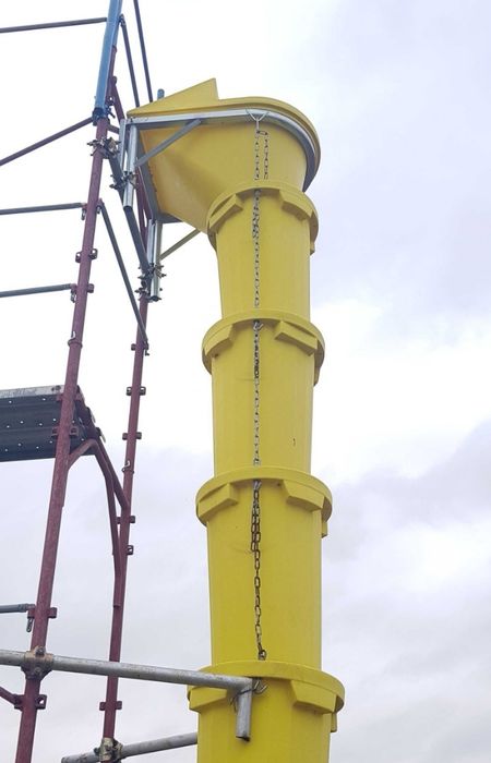 Închiriez tobogan topogan tuburi jgheab tubulatura evacuare moloz