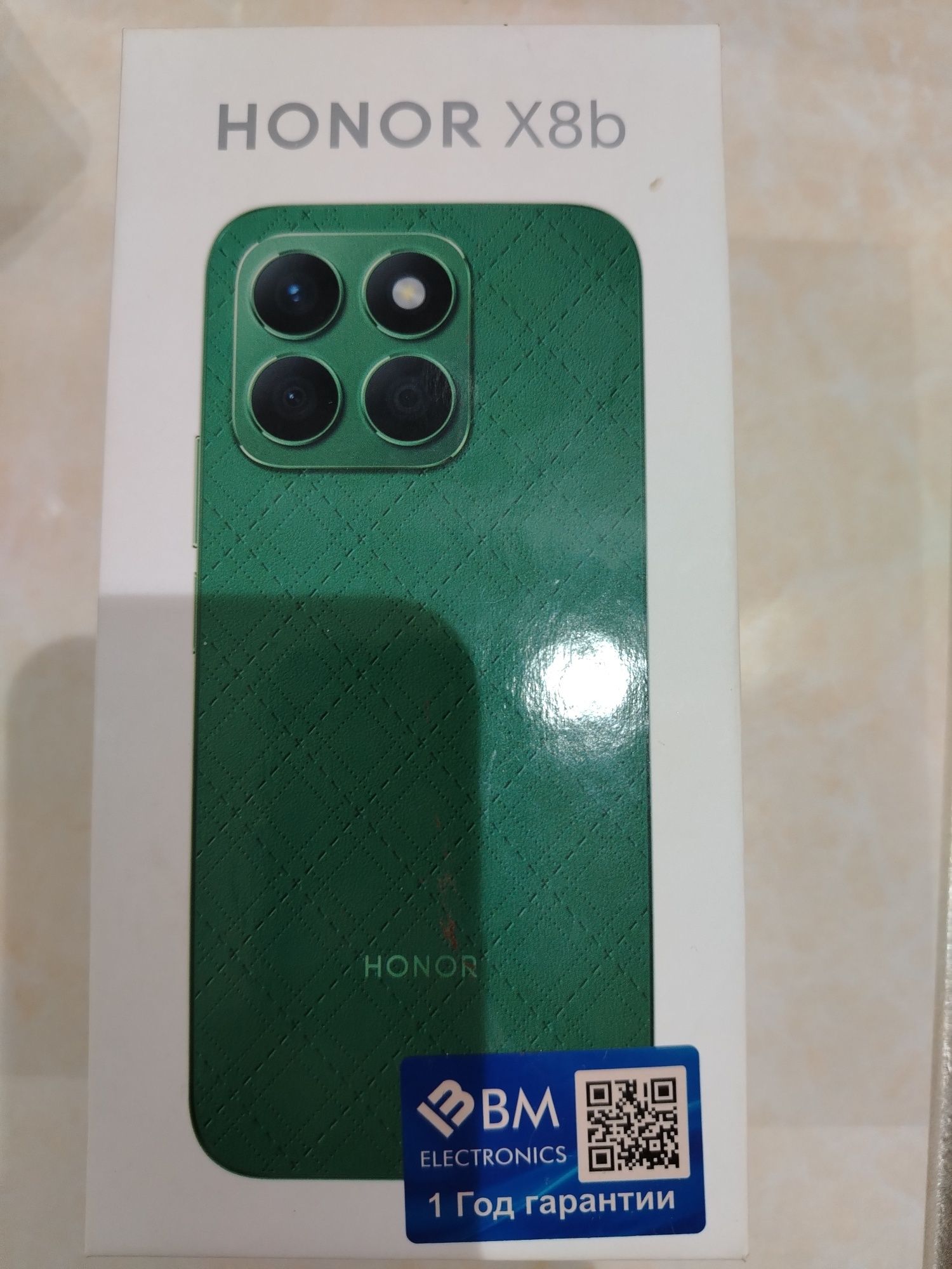 Honor x8b xotira 256 GB