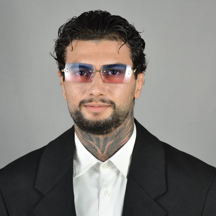 Ochelari de Soare unisex gradient rosu albastru rama dreptunghiular UV