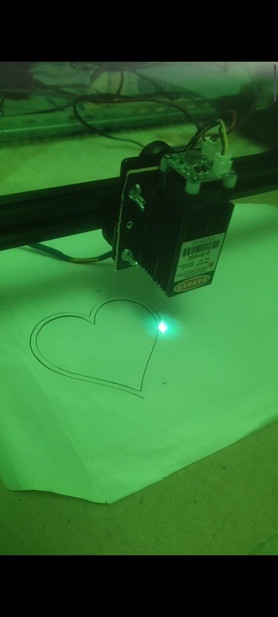 Gravator laser cnc 1.6w taiere personalizări ștampile