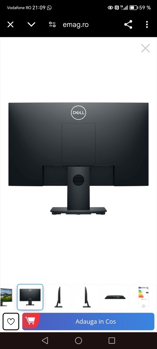 Vând monitor dell