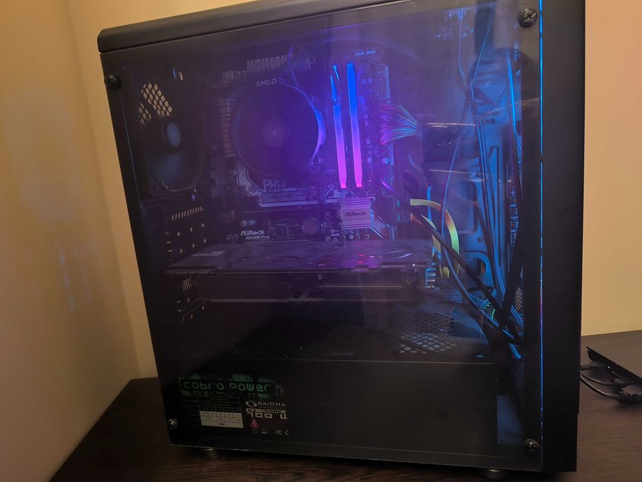 Настолен компютър Nvidia 1070ti, 32 RAM, 1.5 HDD, 120 SSD Ryzen 5, RGB
