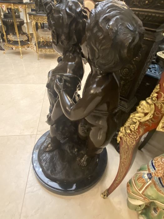 Statueta bronz masiv/ A.Moreau