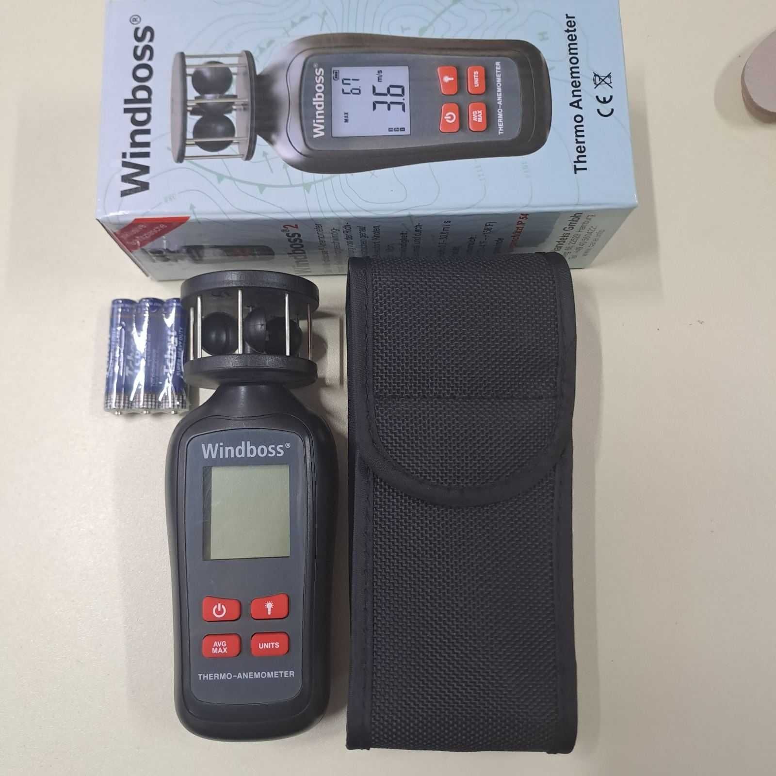 Ветромер Windboss 2 Thermo-Anemometer с калъф