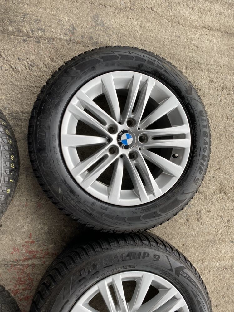 Jante 16 Bmw Seria3, F30, Seria5 + Anvelope iarna 205/60/16 GoodYear