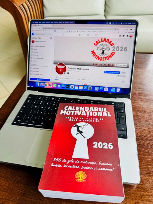 Calendar Motivațional 2026 - perfect pentru un cadou cu impact