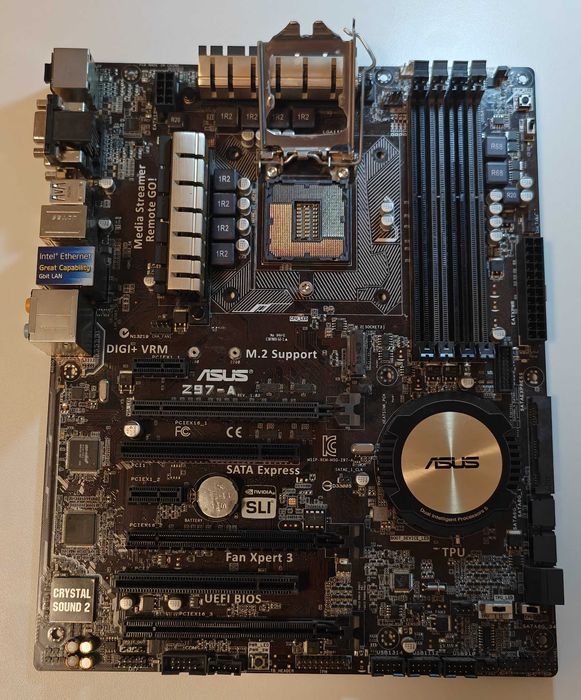 Дънна платка (дъно) ASUS Z97-A и видео карта Palit GTX770 за части