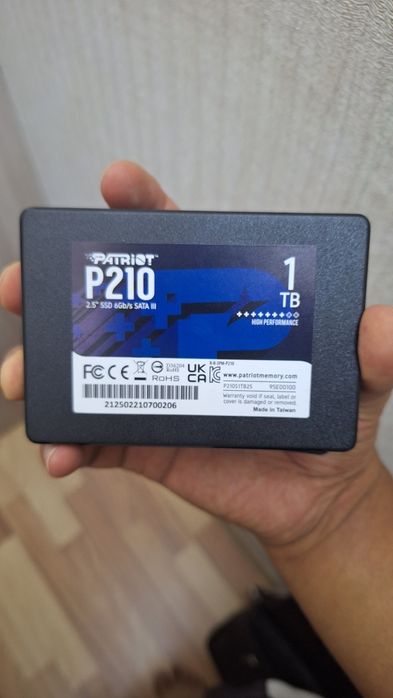 Продам ssd patriot P210 1tb