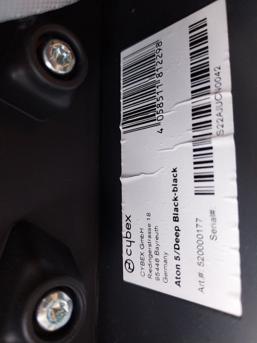 Столче за кола Cybex Aton 5 с база