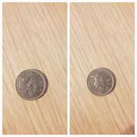 Монета с кралица Елизабет 1996  five pence