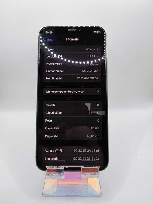 Iphone xs , MEM 64 GB , RAM 4 GB, Amanet Doamna Ghica, Cod: 84921
