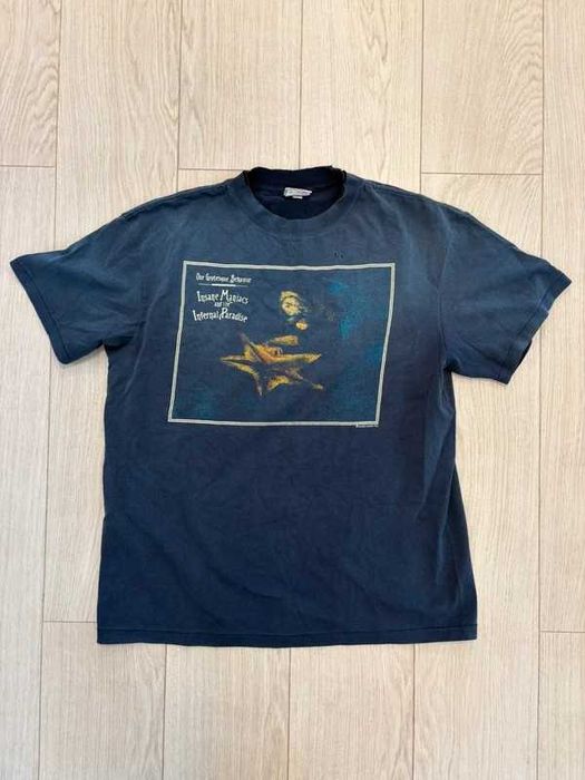 Saint Michael Cactus Plant Flea Market Star Tee Navy Blue