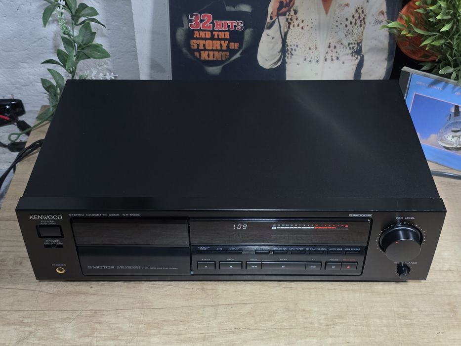 Deck KENWOOD kx-5030, 3 motoare, kx-2520, autoreverse hi-fi audio