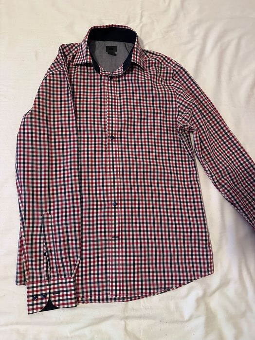 Cămașă de bumbac in carouri H&M | Casual & Elegantă | Mărimea S