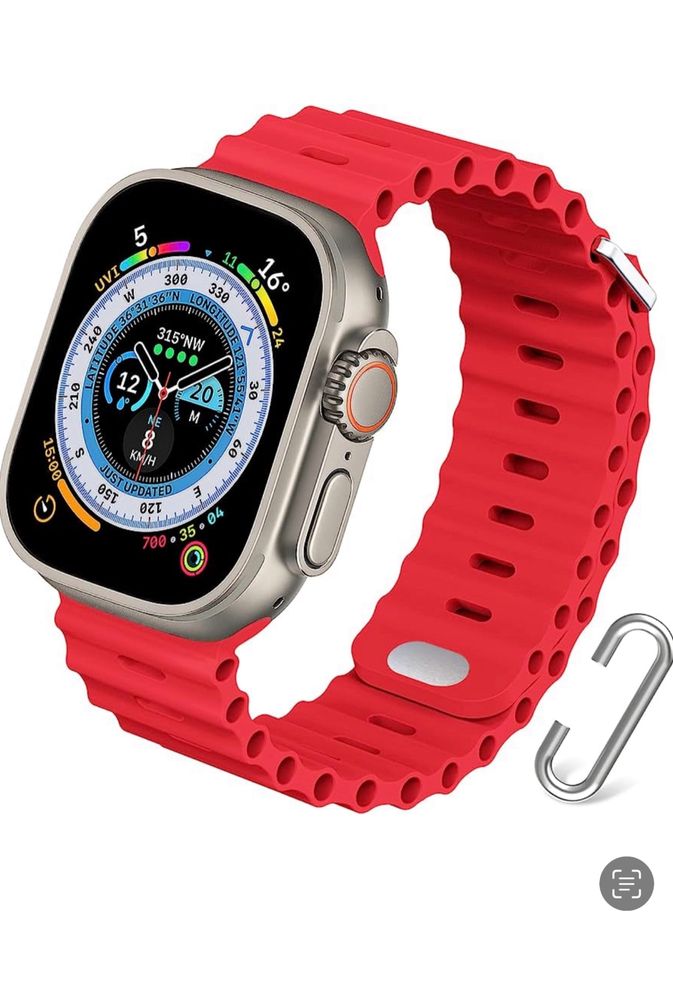 Curea Husa Folie Compatibila Ceas Apple Watch Ultra SE 9 8 7 6 5 4
