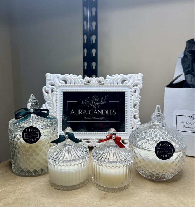 Ръчно изработени свещи от соев восък