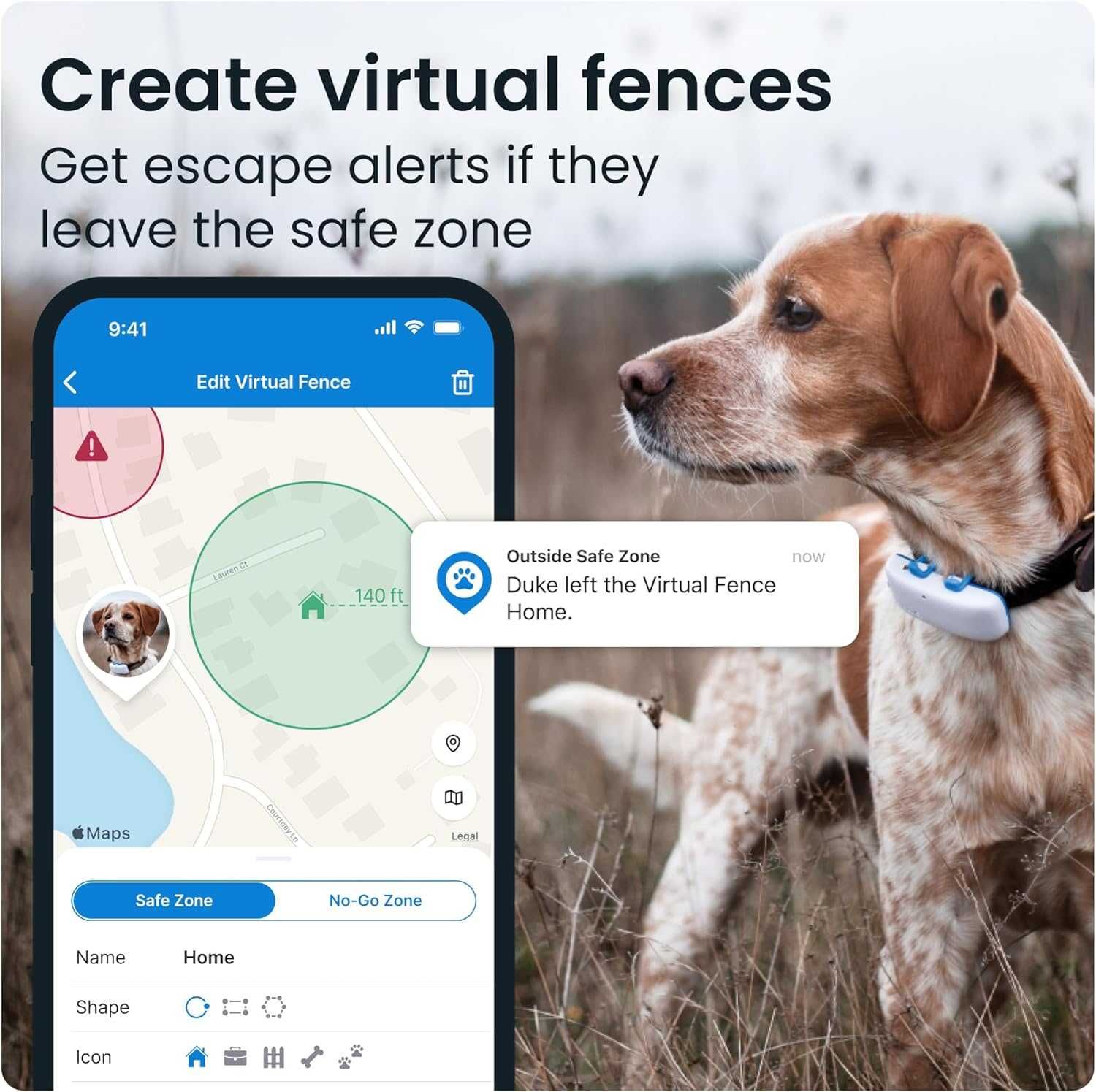 Tractive GPS Tracker & Здравен мониторинг за кучета