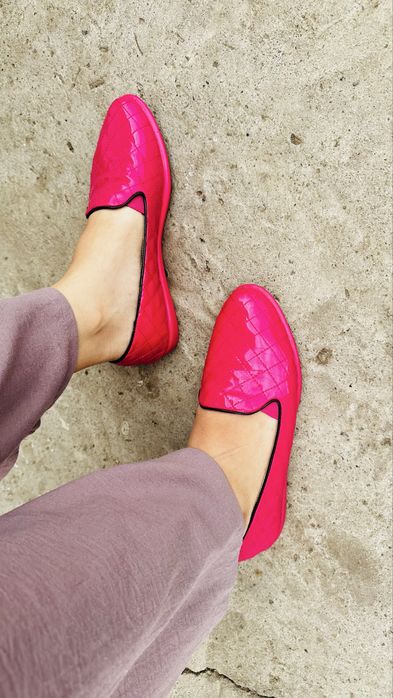 Балетка туфли розовый