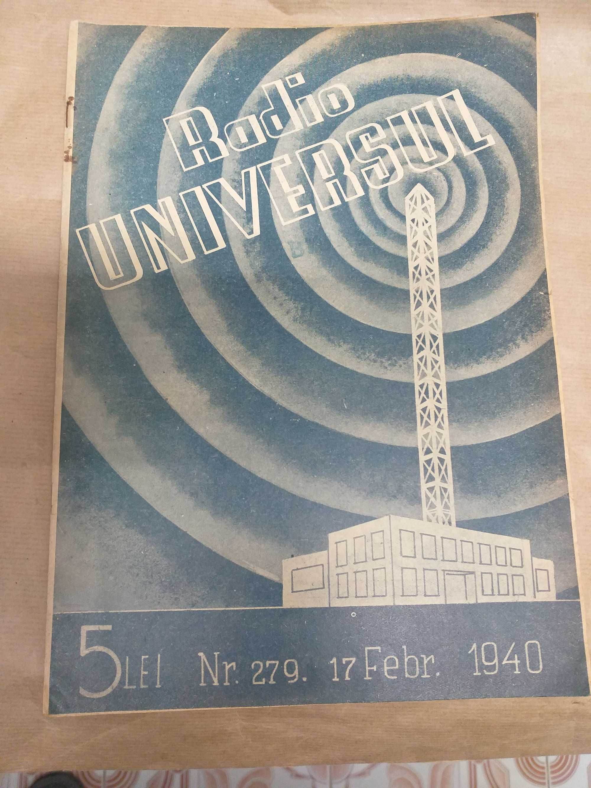 RADIO UNIVERSUL, reviste vechi in stare buna