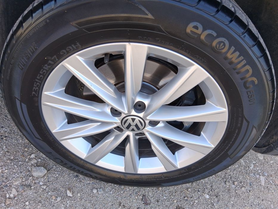 джанти за фолксваген с нови гуми летни 235 55 17