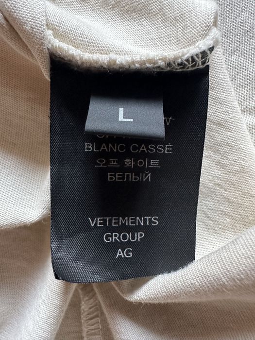 Vetements 100% оригинална тениска