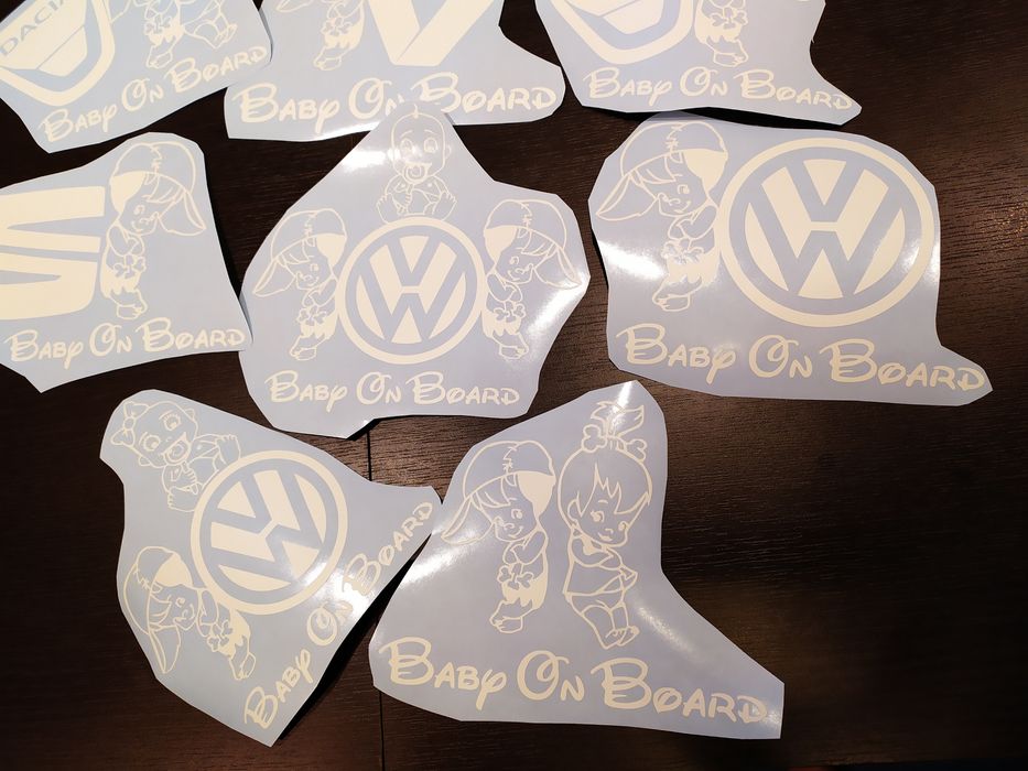 Sticker autocolant Bebe on bord