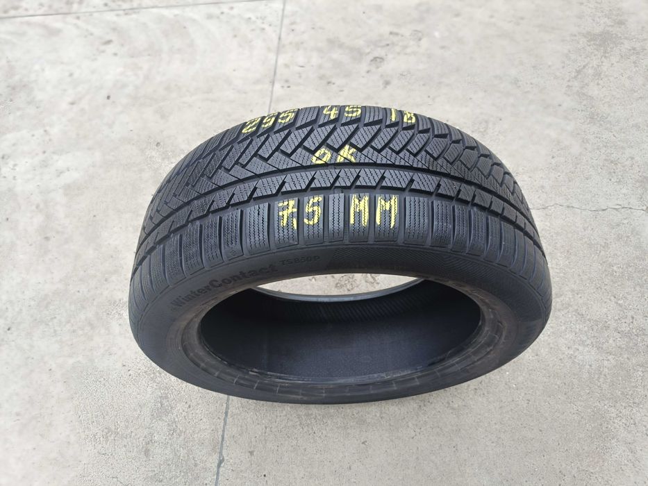 O anvelopa iarna 255 45 18 continental wintercontact TS850 cu 7,5 mm