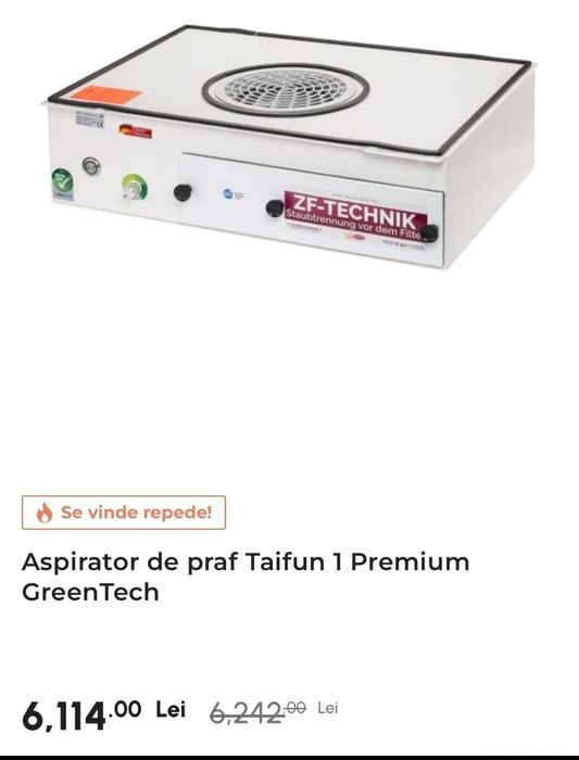 Aspirator de praf masa manichiura Taifun 1 Premium