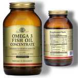 Омега-3, Solgar, 240 капсул  Omega-3 Fish Oil Concentrate