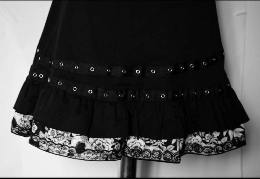 Rochiță gothic LIVING DEAD SOULS mărimea S - UNICAT