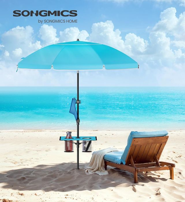 Плажен чадър SONGMICS