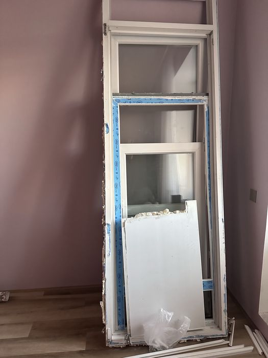 Балконный блок, с тройным стеклопакетом