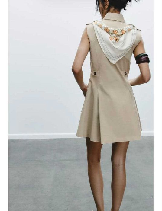 Нова рокля ZARA с шал размер С